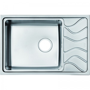 Мойка кухонная из нержавеющей стали IDDIS REEVA REE71SLi77 71,5*48 см.  Мойка кухонная из нержавеющей стали IDDIS REEVA REE71SLi77 71,5*48 см.