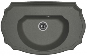 Мойка кухонная керамогранитная Florentina ЭМИЛИЯ 20.340.D0900.102 90*55 см. черный