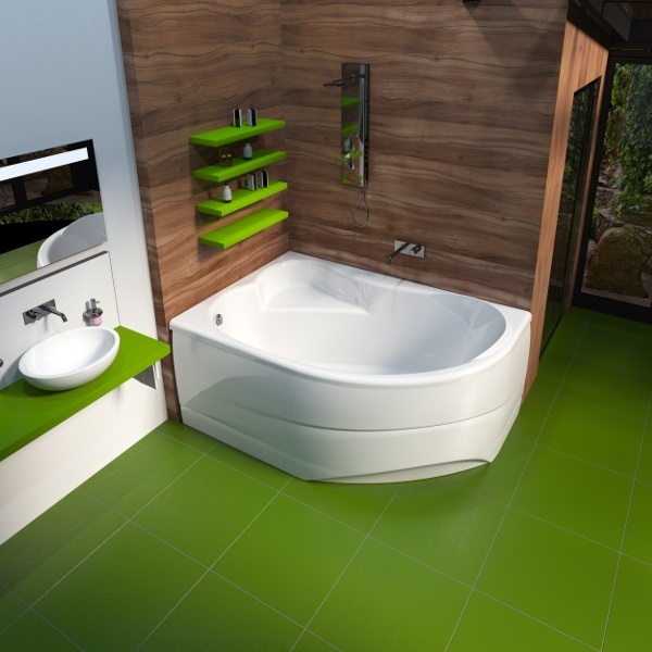 Ванна акриловая Mirsant ЯЛТА  170x100 см. левая  Ванна акриловая Mirsant ЯЛТА  170x100 см. левая