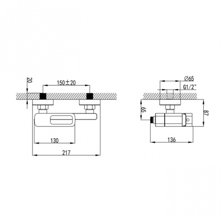 Смеситель IDDIS SLIDE SLIGM00i02 для ванны и душа 