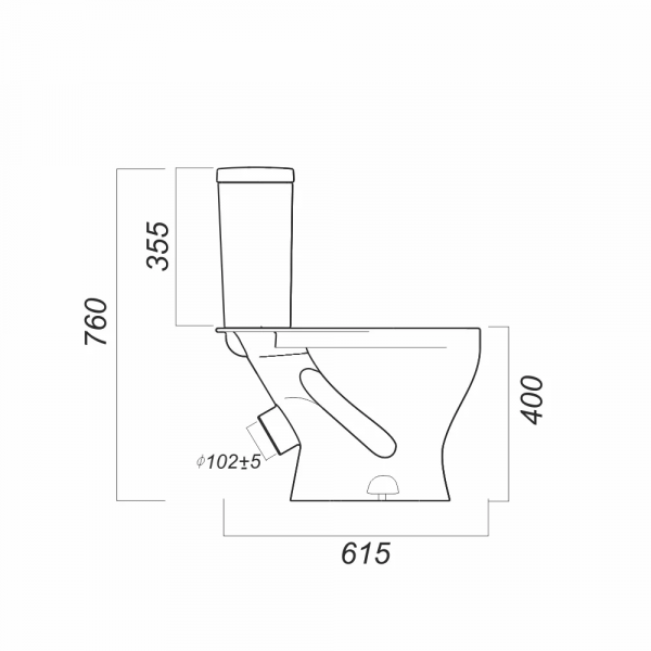 Унитаз-компакт Sanita ФОРМАТ FRTSACC01030713   Унитаз-компакт Sanita ФОРМАТ FRTSACC01030713