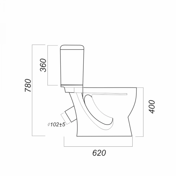 Унитаз-компакт Sanita СТАНДАРТ SDTSACC01090112   Унитаз-компакт Sanita СТАНДАРТ SDTSACC01090112