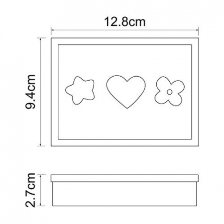 Мыльница настольная WasserKRAFT LOSSA K-3429  