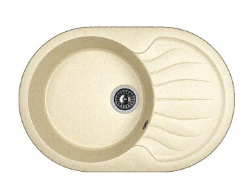 Мойка кухонная из литьевого мрамора Dr. Gans БЕРТА 760 25.040.C0760.403 76*51 см. латте Мойка кухонная из литьевого мрамора Dr. Gans БЕРТА 760 25.040.C0760.403 76*51 см. латте