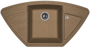 Мойка кухонная керамогранитная Florentina ЛИПСИ 980C 20.180.D0980.105 98*51 см. коричневый