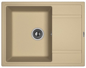 Мойка кухонная керамогранитная Florentina ЛИПСИ 650 20.125.C0600.306 65*51 см. капучино