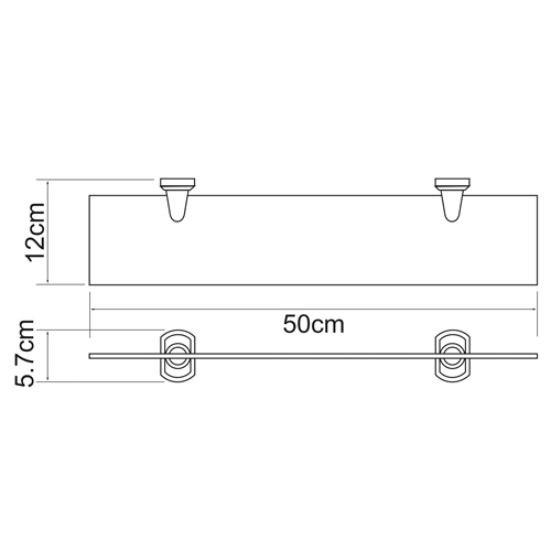 Полка WasserKRAFT ODER K-3024  