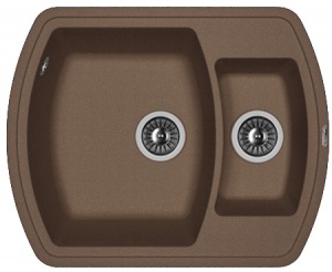 Мойка кухонная керамогранитная Florentina НИРЕ 630K 20.220.D0630.303 63*51 см. мокко