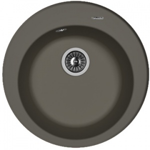 Мойка кухонная керамогранитная Florentina НИКОСИЯ 20.135.B0510.302 51*51 см. антрацит