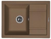 Мойка кухонная керамогранитная Florentina ЛИПСИ 660 20.155.C0660.303 66*51 см. мокко