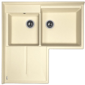 Мойка кухонная керамогранитная Florentina АДРИЯ 20.380.L0960.202 96*96 см. шампань