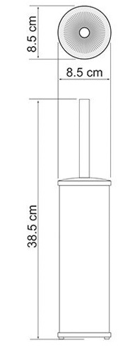 Ёрш напольный WasserKRAFT  K-1027   Ёрш напольный WasserKRAFT  K-1027