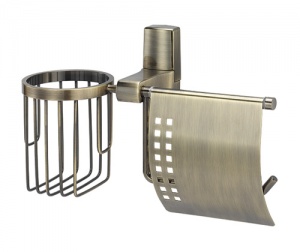 Держатель туалетной бумаги и освежителя воздуха WasserKRAFT EXTER K-5259  