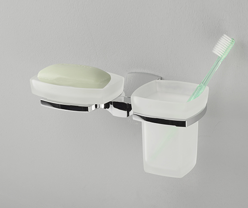 Стакан и мыльница навесной WasserKRAFT WERN K-2526  