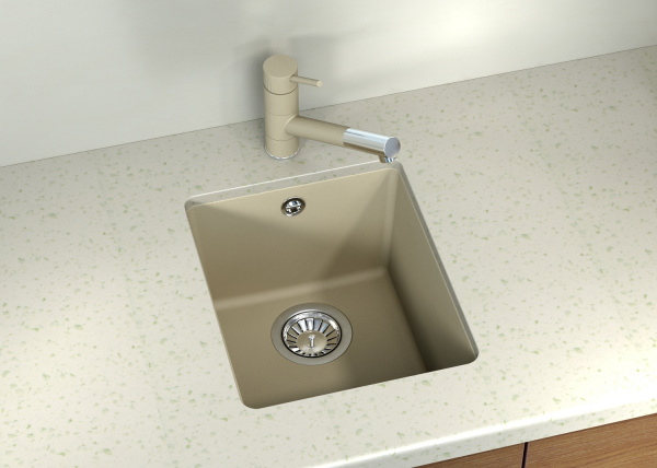 Мойка кухонная керамогранитная Florentina ВЕГА 300 22.305.A0300.105 34*42 см. коричневый