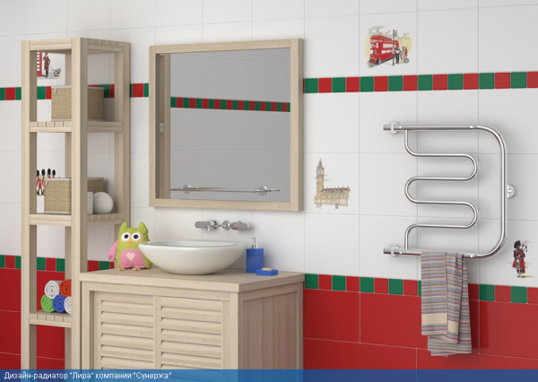 Полотенцесушитель водяной Сунержа ЛИРА 00-0012-5050 500х500 