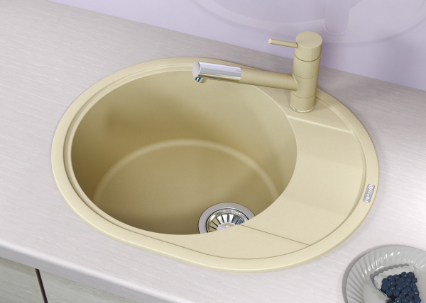 Мойка кухонная керамогранитная Florentina РОДОС 580 20.240.B0580.107 58*47 см. песочный