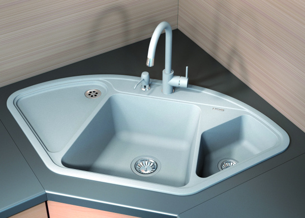 Мойка кухонная керамогранитная Florentina КАПРИ 20.185.J1060.107 100,6*57,5 см. песочный